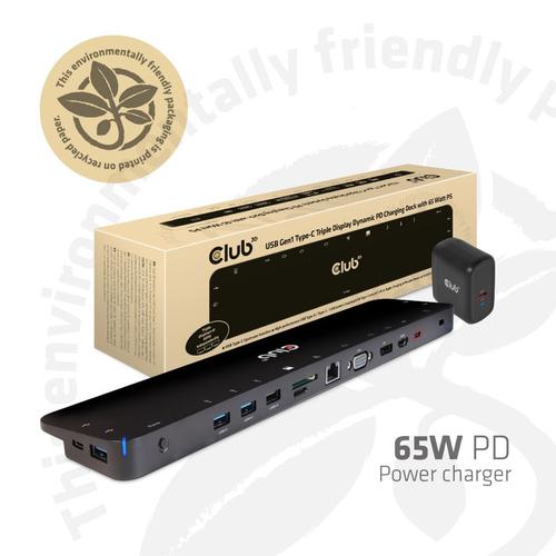 Club 3D USB TC3.2 Gen 1 Trip dyn PD C60W-100W