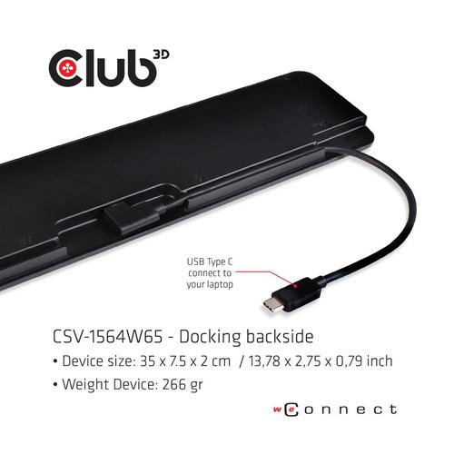 Club 3D USB TC3.2 Gen 1 Trip dyn PD C60W-100W