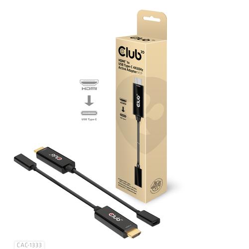 Club 3D HDMI-USB-C 4K60Hz Active Adapter M/F