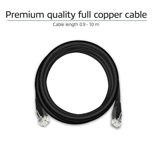 ACT CAT6 Networking Cable copper 5 Meter Black