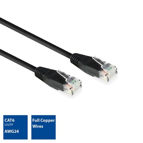 ACT CAT6 Networking Cable copper 5 Meter Black