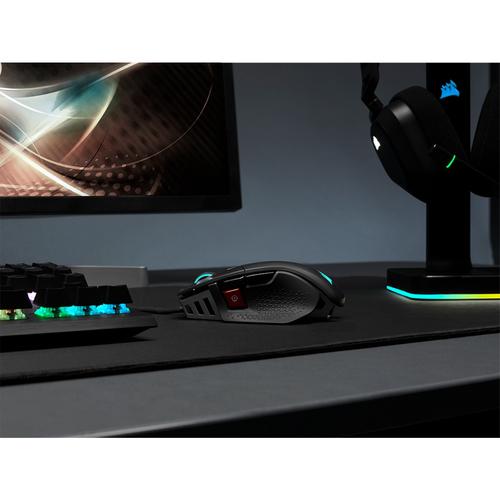 Corsair M65 RGB ULTRA Gaming Mouse  Backlit RGBLED  Optical  Silver ALU  Black  (CH-9309411-EU2)