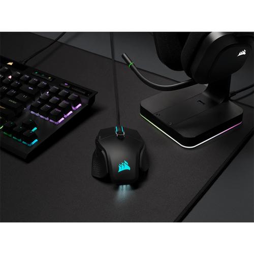 Corsair M65 RGB ULTRA Gaming Mouse  Backlit RGBLED  Optical  Silver ALU  Black  (CH-9309411-EU2)