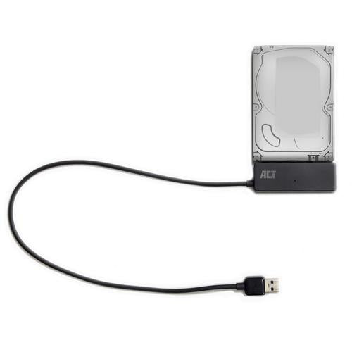 ACT USB 3.2 Gen1 to 2.5i / 3.5i SATA Adapter Cable for SSD/HDD with power supply