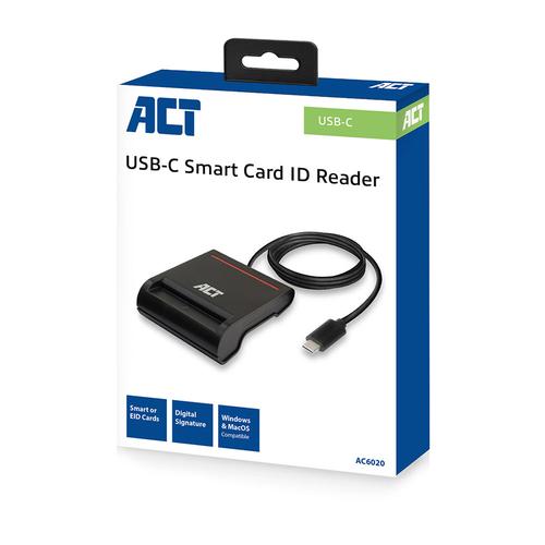 ACT USB-C Smart Card ID Reader