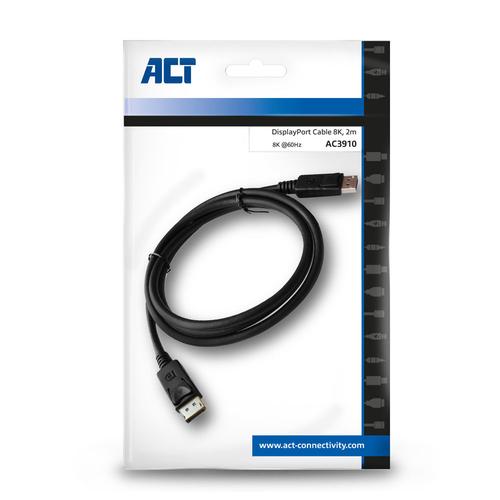 ACT DisplayPort 1.4 8K M/M Cable 1.0 Meter
