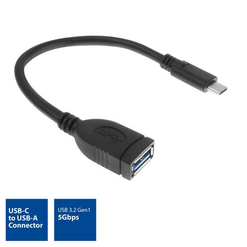 ACT USB-C - Type-A female OTG Cable USB 3.2Gen1 0.2 Meter