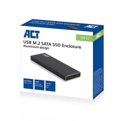 ACT USB 3.2 Gen1 Hard Disk Enclosure M.2 SATA SSD