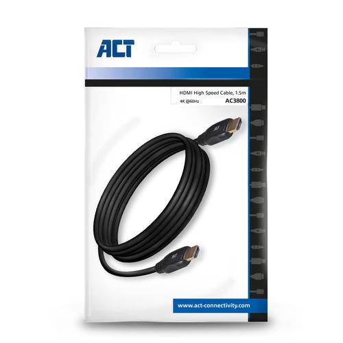 ACT HDMI High Speed Connection Cable 1.5 Meter type 1.4