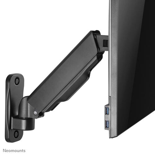 Neomounts Neomounts wall mounted gas spring monitor arm (2 pivots VESA 100x100)