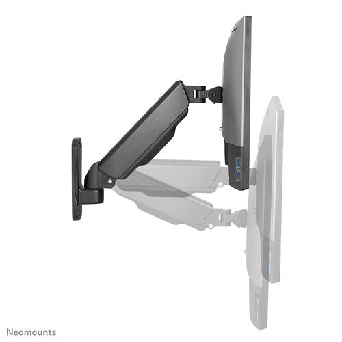 Neomounts Neomounts wall mounted gas spring monitor arm (2 pivots VESA 100x100)