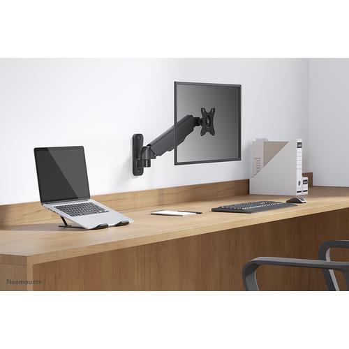 Neomounts Neomounts wall mounted gas spring monitor arm (2 pivots VESA 100x100)