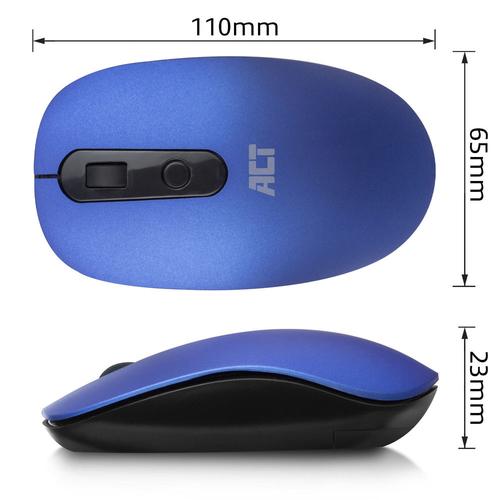 ACT Wireless mouse blue 800/1000/1200dpi