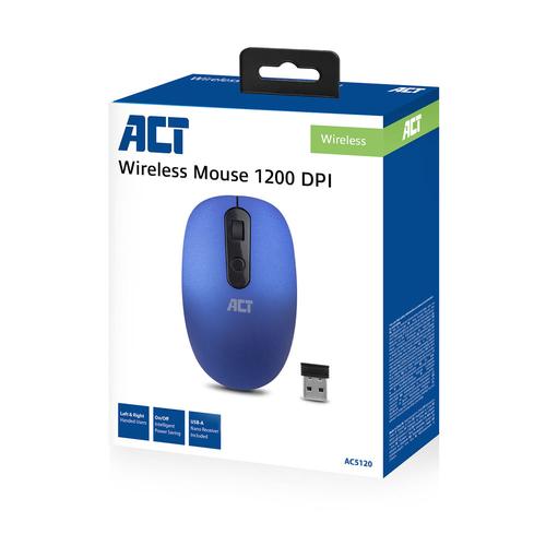 ACT Wireless mouse blue 800/1000/1200dpi