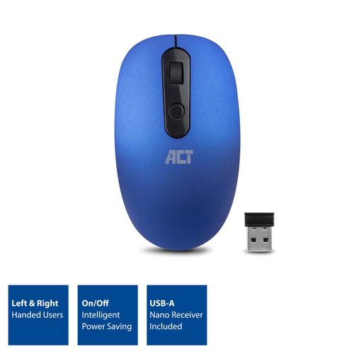 ACT Wireless mouse blue 800/1000/1200dpi