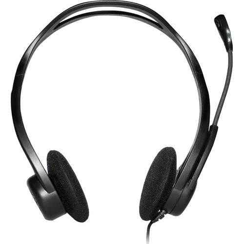 Logitech 981-000100 hoofdtelefoon/headset Bedraad Hoofdband Oproepen/muziek USB Type-A Zwart