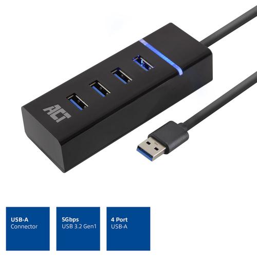 ACT USB 3.2 Gen1 Hub 4 port Previous Ewent EW1133