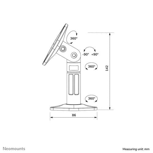 Neomounts Neomounts Speaker Wall- & Ceiling Mount(set of 2 pieces)