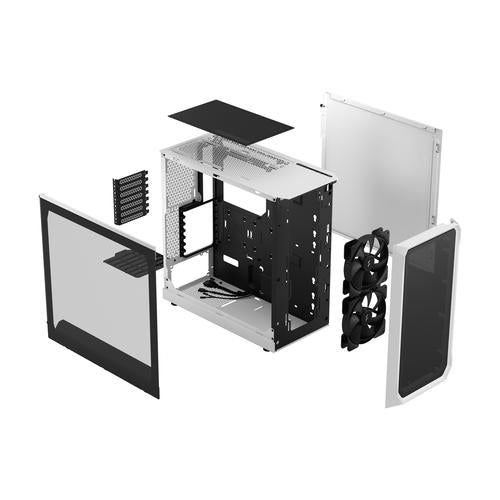 Fractal Design CAS Focus 2 White TG Clear Tint
