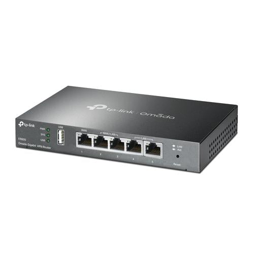 TP-Link SafeStream Gigabit Multi-WAN VPN Router PORT: 1x Gi gabit WAN Port + 3x Gigabit WAN/LAN Ports + 1x Gigabit LAN Port