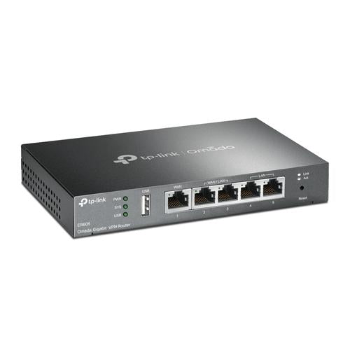 TP-Link SafeStream Gigabit Multi-WAN VPN Router PORT: 1x Gi gabit WAN Port + 3x Gigabit WAN/LAN Ports + 1x Gigabit LAN Port