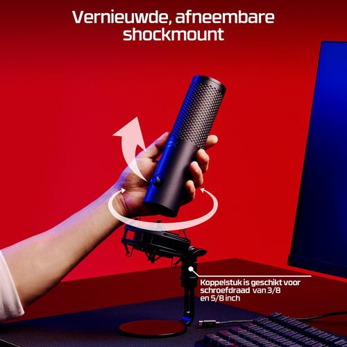 HyperX QuadCast 2 S - USB-microfoon (zwart)