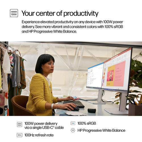 MON: HP S5 Pro 524pu FHD USB-C Monitor