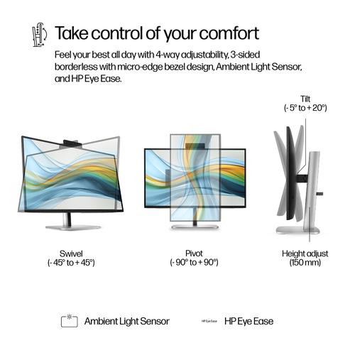 HP Series 5 Pro Serie 5 Pro 27 inch QHD USB-C Conferencing Monitor - 527pm