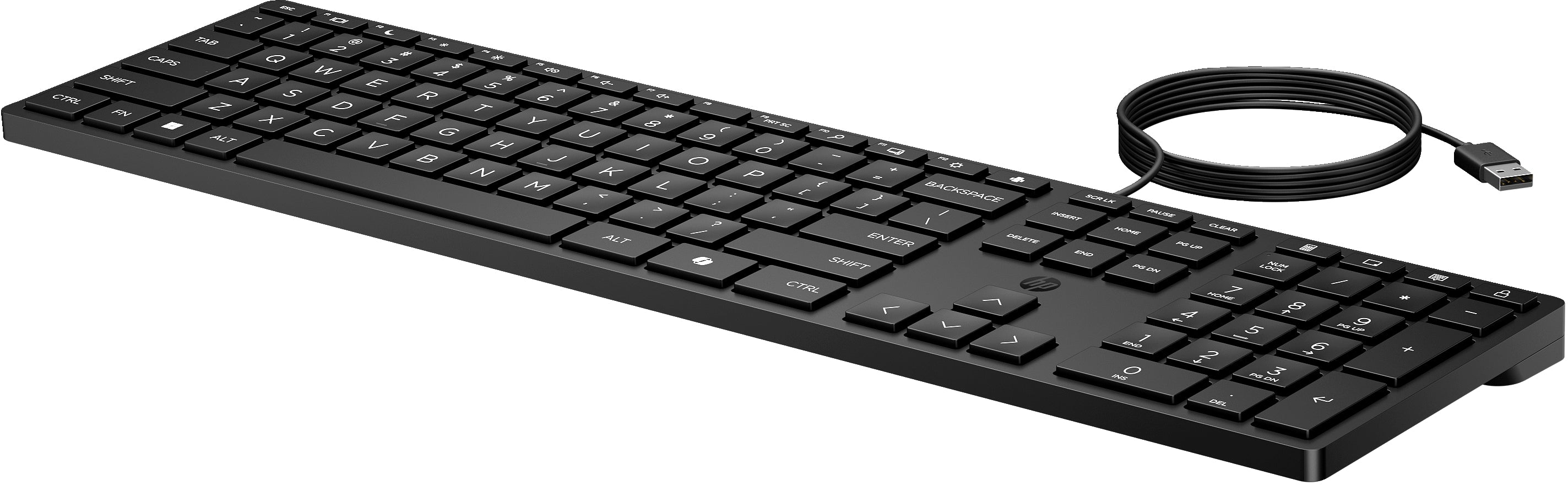 HP 320K WD KBD EMEA-INTL English Loc-Euro plug