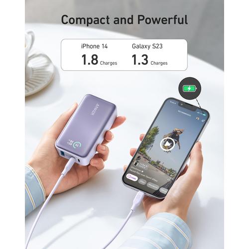 Anker 533 10000 mAh Zwart