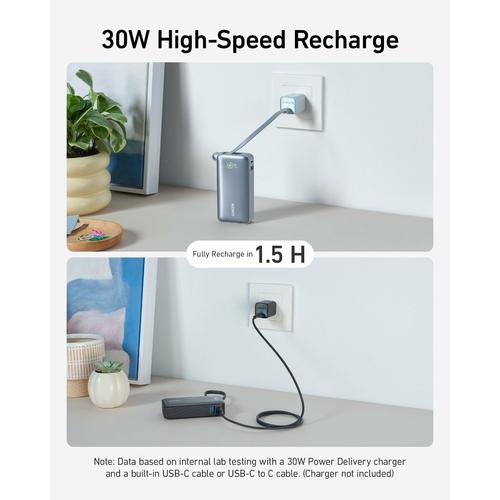 Anker A1259G11 powerbank Lithium 10000 mAh Zwart
