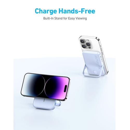 Anker 322 MagGo 5000 mAh Draadloos opladen Zwart