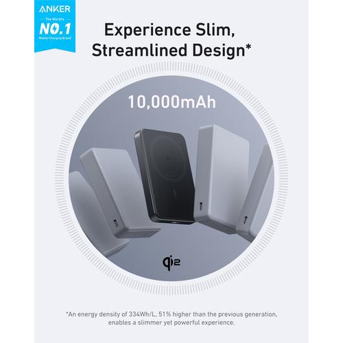 Anker MagGo Powerbank (10.000mAh Slim Black)