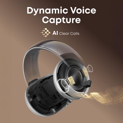 Soundcore Aeroclip Headset True Wireless Stereo (TWS) Open-ear Gesprekken/Muziek/Sport/Elke dag Bluetooth Champagne, Wit