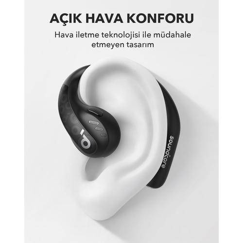 Soundcore AeroFit Pro Headset Draadloos oorhaak Gesprekken/Muziek/Sport/Elke dag Bluetooth Zwart