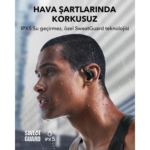 Soundcore AeroFit Pro Headset Draadloos oorhaak Gesprekken/Muziek/Sport/Elke dag Bluetooth Zwart