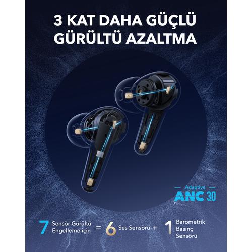 Soundcore Liberty 4 Pro Headset True Wireless Stereo (TWS) In-ear Gesprekken/Muziek/Sport/Elke dag USB Type-C Bluetooth Zwart