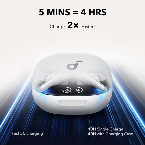 Soundcore Liberty 4 Pro Headset True Wireless Stereo (TWS) In-ear Gesprekken/Muziek/Sport/Elke dag Bluetooth Wit