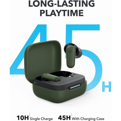 Anker P30i Headset Draadloos In-ear Oproepen/muziek USB Type-C Bluetooth Groen