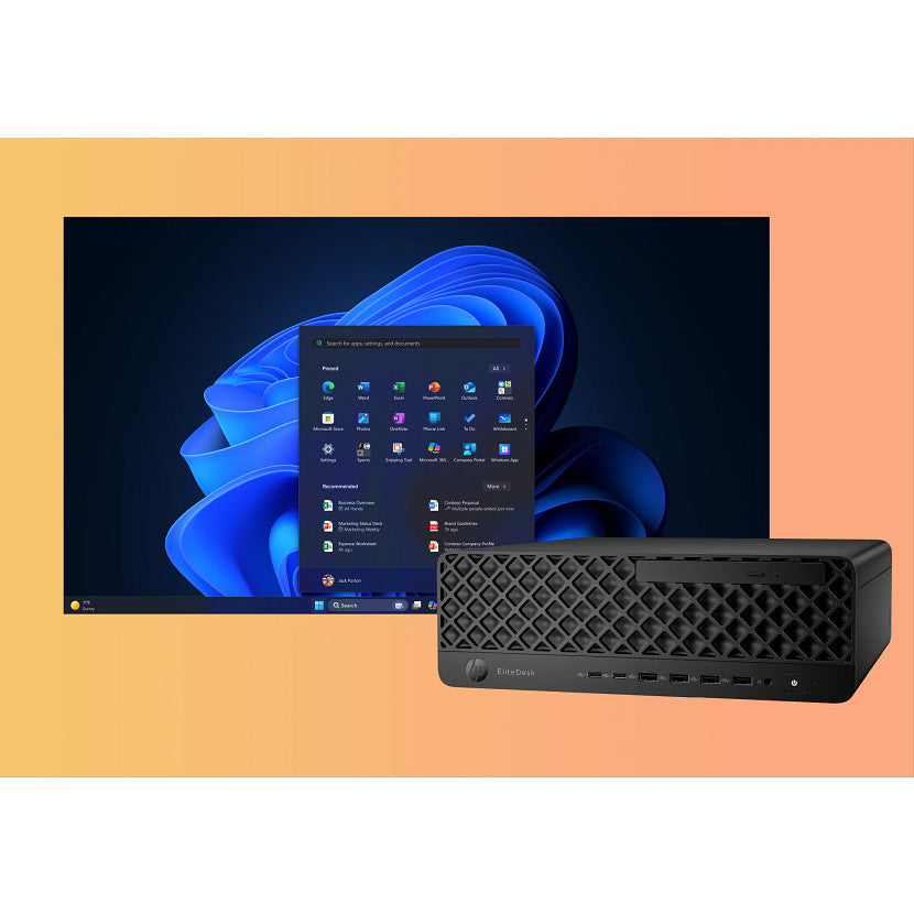 HP EliteDesk 8 G1i SFF 280W-BaseUnitRCTO Ultra7265vProEnterprise53030MB20cores 16GB (1x16GB) DDR5 5600 UDIMM Memory 512GB M.2 SSD Value | 2TB HDD 3.5in W11 Pro QWERTY