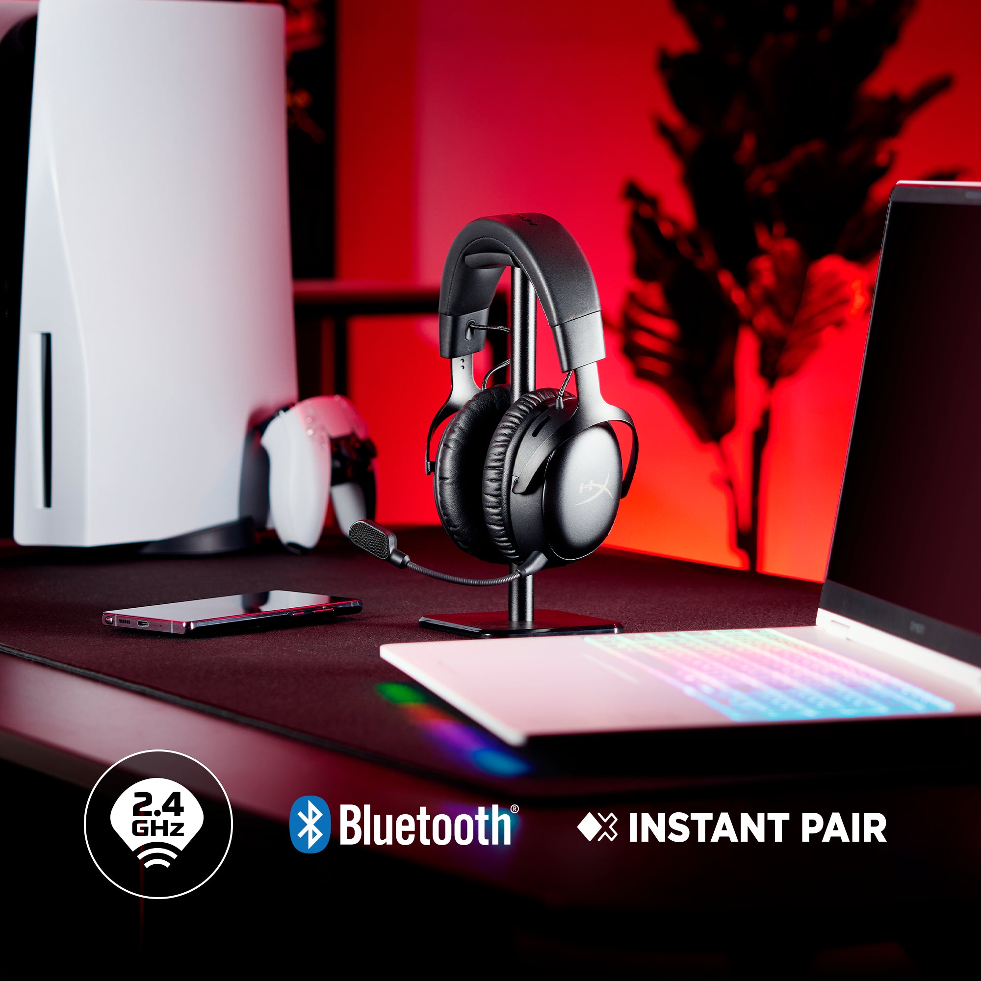 HyperX Cloud III S Wireless - Red/Black