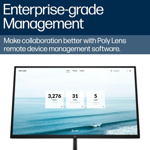 HP Poly Studio V12 USB videobar Zonder voeding