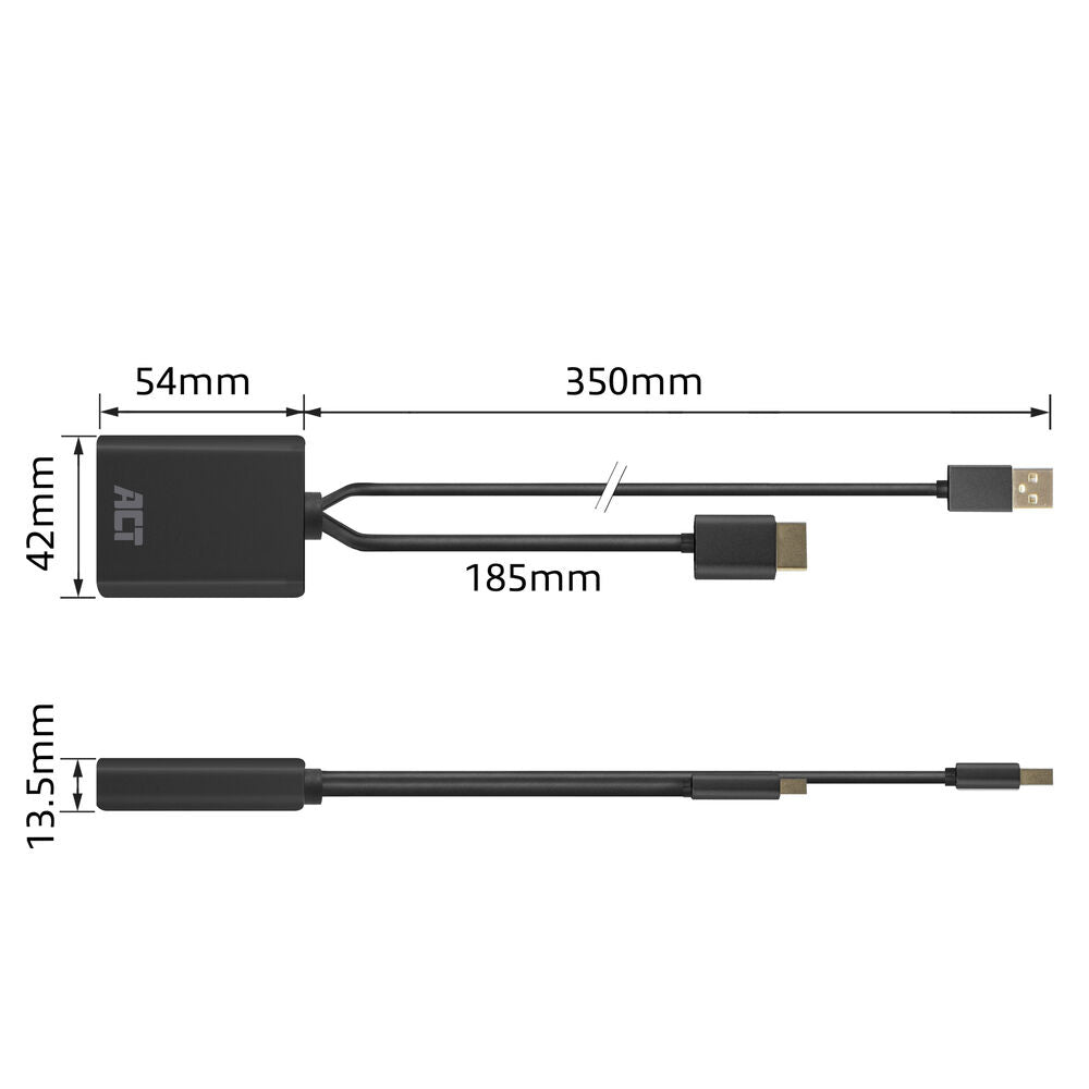 HDMI to DisplayPort adapter 4K@60Hz