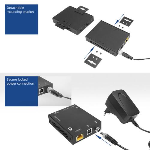 ACT 4K HDMI 2.0 KVM extender set over CAT6A, tot 70 meter