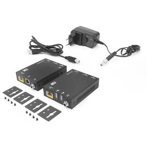 ACT 4K HDMI 2.0 KVM extender set over CAT6A, tot 70 meter