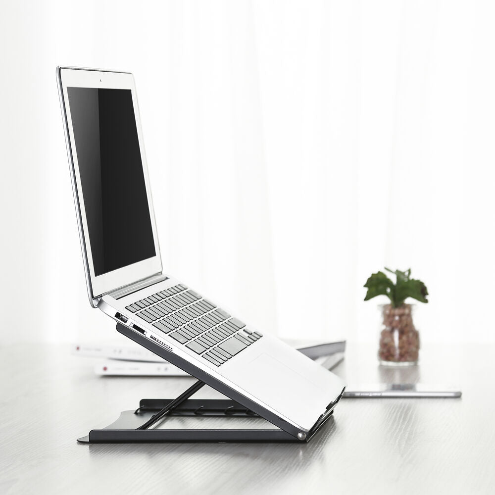 Foldable laptop stand with 5 height settings