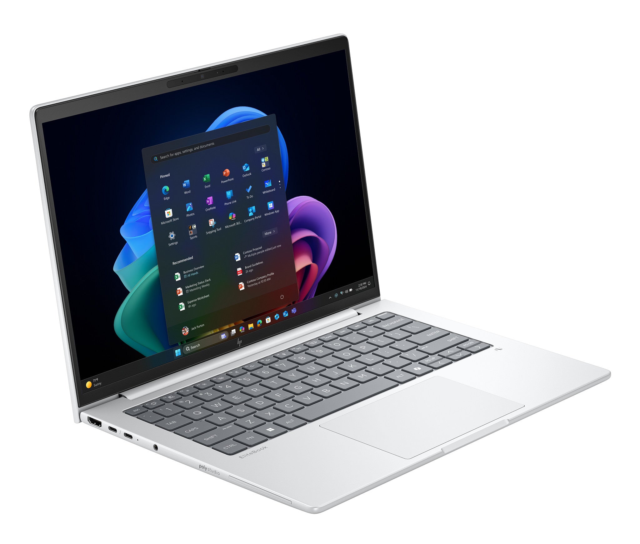 HP EliteBook 8 G1i 16 AI (NGAI PC) UMA U7 258V + 32GB / 16.0 WUXGA W+LBL UWVA 400 WWAN 5MP IR ISP+ bnt Panel / 1TB PCIeNVMe Value / W11p64NextGenPremium / 1 Yr QWERTY