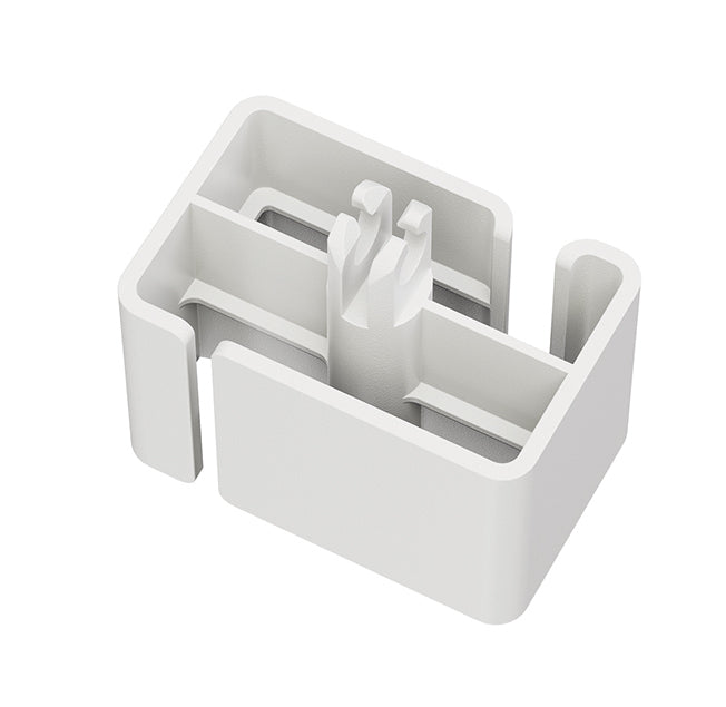 Neomounts Cable Spine Organizer for sit/stand desk frames screw mounted white