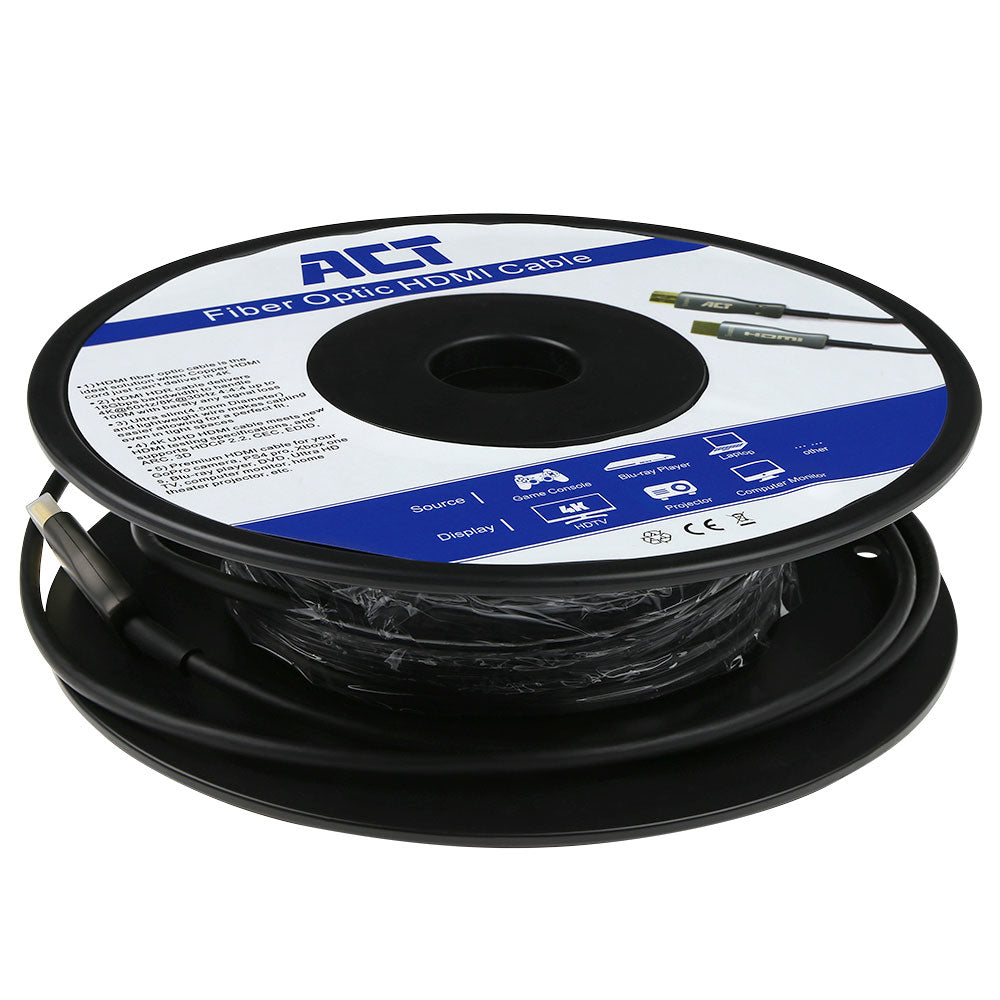 20 meter HDMI Premium 4K Hybride kabel HDMI-A male - HDMI-A male - PolyBag
