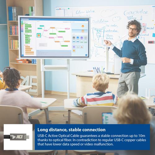 ACT USB-C 3.2 Gen2 Active Optical Cable (AOC) aansluitkabel, 3m
